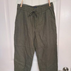 JCrew Factory Linen Drawstring Pant